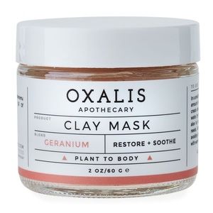 Oxalis Geranium Clay Mask